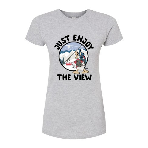 Women's - Disney - Just Enjoy The View Juniors Fitted Graphic T-Shirt - image 1 of 3