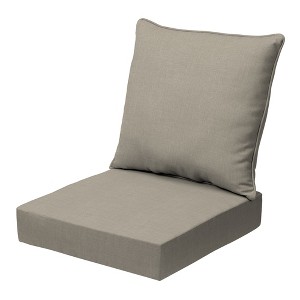 ARDEN earthFIBER Outdoor Deep Seat Cushion Set, 24 x 24, Water repellent, Fade Resistant, Deep Seat Bottom and Back Cushion for Chair, Sofa 24 x 24 - 1 of 4