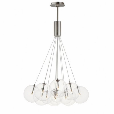ET2 Lighting Burst 12 - Light Pendant in  Satin Nickel