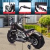 36V Electric Dirt Bike, Ride on Motorcycle 350W, Max 16.5 Mph, Electric Motorcycle with Spring Suspension & Removable Training Wheels, for Age 14+ - 3 of 4