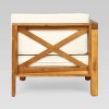Brava 9pc Acacia Sectional Sofa Set - Teak/Beige - Christopher Knight Home - 3 of 4