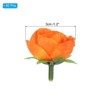 Unique Bargains Mini Silk Fabric Plastic Durable Reusable Artificial Flowers 50 Pcs - 2 of 4