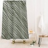 Deny Designs Alisa Galitsyna Neutral Summer 5 Shower Curtain Green : Microfiber, Machine Washable, Non-Slip Backing - 2 of 3
