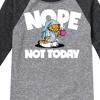 Boys' - Garfield - Nope Not Today Raglan Graphic T-Shirt - 2 of 4