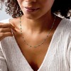 Pure Collection by Ross-Simons 3-3.5mm Turquoise Bead Station Necklace in 14kt Yellow Gold - 2 of 4