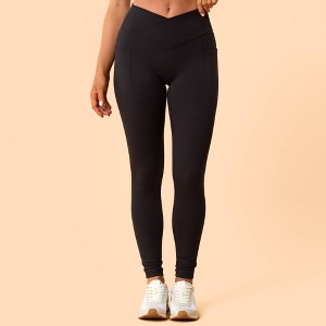 Blogilates Women's Crisscross High-Rise Leggings - 1 of 4