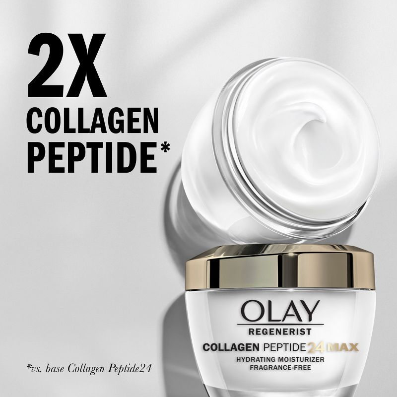 Olay Regenerist Collagen Peptide 24 MAX Face Moisturizer - Fragrance Free - 1.7 fl oz, 3 of 11