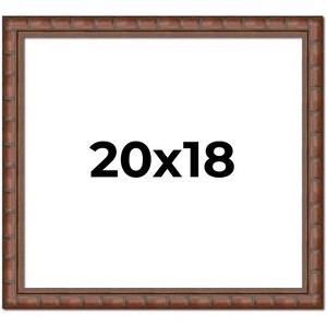 PosterPalooza | 20x18 Modern Bamboo Picture Frame, UV Acrylic, 5 Finishes - 1 of 4