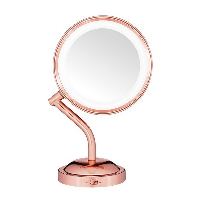 Conair Rose Gold Rotating Mirror - 5x Magnification