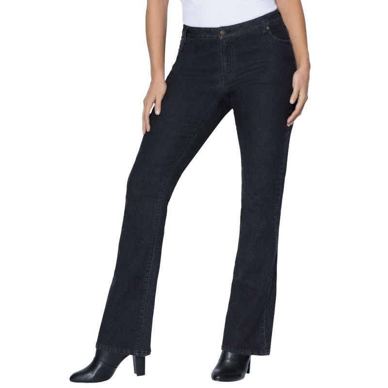 Jessica London Women's Plus Size True Fit Stretch Denim Bootcut Jean, 1 of 2