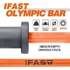 Vynxaria 4Ft Olympic Barbell - Solid Chrome Weight Bar for Home Gym, 400Lbs Capacity - 2 of 4