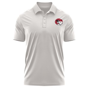 Winston-Salem State University Adult Polo Left Chest Logo, Athletic Heather - 1 of 4