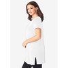 Roaman's Women's Plus Size Short-Sleeve V Neck Ultimate Tunic - 4 of 4