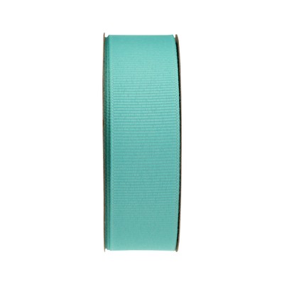 Offray Ribbon, Aqua Blue 1 1/2 inch Wired Edge Metallic Ribbon, 9 feet 