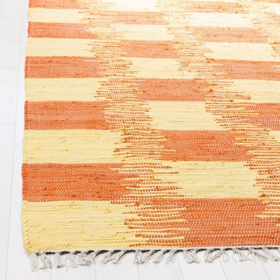 Coastal Charm Multicolor Cotton-Wool Flat Woven Runner Rug 2'3" X 7'