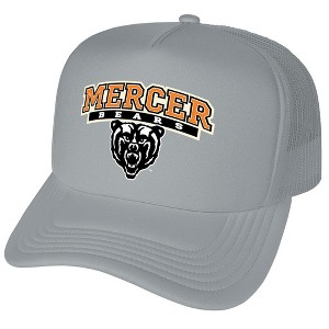 Official Mercer University Primary Logo Foam Snapback Trucker Hat - for Men and Women Grey, Grey, One Size - 1 of 4