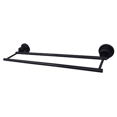 18" Concord Double Towel Bar Matte Black - Kingston Brass