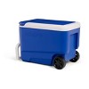 Wheelie Cool 38 (36 liter) Kühlbox mit Rollen Blau