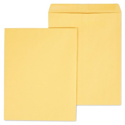 HITOUCH BUSINESS SERVICES Gummed Catalog Envelopes 11.5" x 14.5" Brown 100/Box SPL534776
