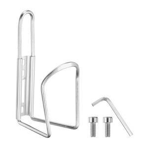 Unique Bargains Aluminum Universal Bicycle Water Bottle Cage 5.7" with Screws and Wrenches - 1 of 4