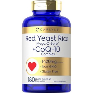 Carlyle Red Yeast Rice with CoQ10 Complex 1420 mg | 180 Capsules - 1 of 3