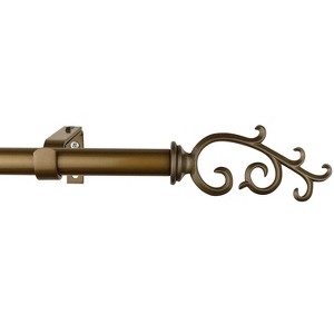 Urbanest 5-8-inch Diameter Julietta Adjustable Single Drapery Curtain Rod - 1 of 4