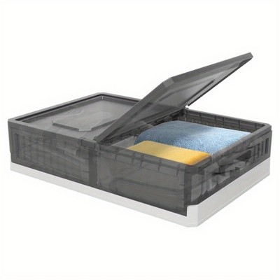 MaseiKar Under Bed Storage Containers with Wheels, Underbed Storage Bins for Closet and Under Sofa To Storing Clothes, Quilts, Shoes, and Bedding