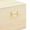 Bright Creations Unfinished Wooden Jewelry and DIY Arts and Crafts Storage Box (9 x 12 x 3.3 In) - 4 of 4