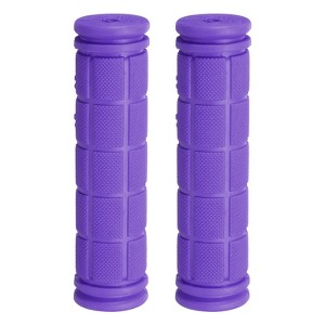 Unique Bargains Rubber Non-Slip Mushroom Bike Fit 7/8" Handlebar Grips 4.53" 1 Pair - 1 of 4