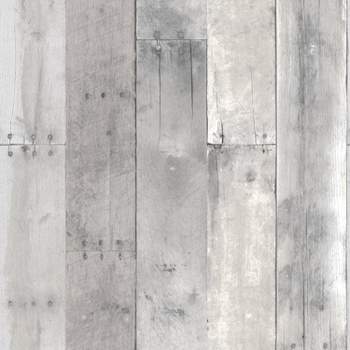 Reclaimed Wood Peel & Stick Wallpaper Gray - Threshold™