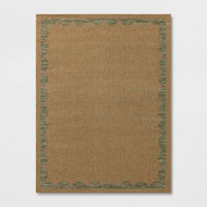 Grid Rectangular Flat Woven Outdoor Area Rug - Threshold™ - 1 of 4