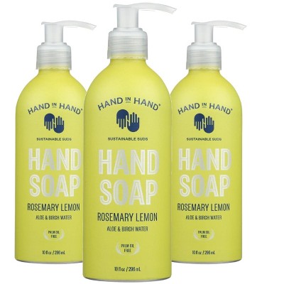 Hand In Hand Rosemary Lemon Hand Soap - Case of 3/10 fz