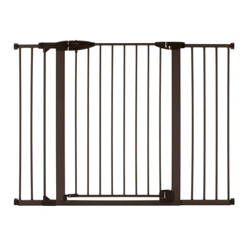 Toddleroo by North States Riverstone Extra Tall And Wide Baby Gate -  Graphite - 29.75-52 Wide