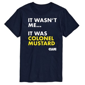 Men's - Clue - It Wasnt Me It Was Colonel Mustard Short Sleeve Graphic T-Shirt - 1 of 4