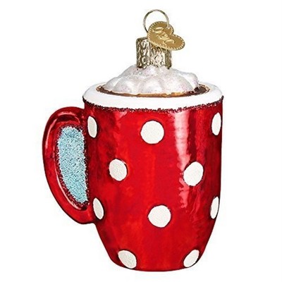 Old World Christmas Blown Glass Ornament for Christmas Tree, Hot Cocoa