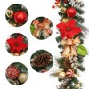 Christmas Norfolk Pine Garland,Realistic Cedar Garland Artificial Pine Cypress Vines,Greenery Garlands for Holiday Xmas Indoor Mantle Decor - 3 of 4