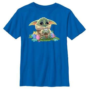 Boy's Star Wars: The Mandalorian Grogu Easter Egg Collector T-Shirt