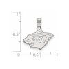 Black Bow Jewelry 14k White Gold Minnesota Wild NHL Small Pendant - 2 of 3