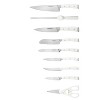 Farberware 15pc Forged Triple Rivet Set - White Three Step: Stainless Steel Knife Block Set with Steak Knives & Shears - 4 of 4