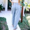Anna-Kaci Women's Loose High Waist Denim Trousers - 3 of 4