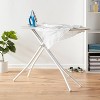 Wide Ironing Board White Metal with Creamy Chai Cover - Room Essentials™: Full Size, Collapsible Steel Frame - 2 of 3