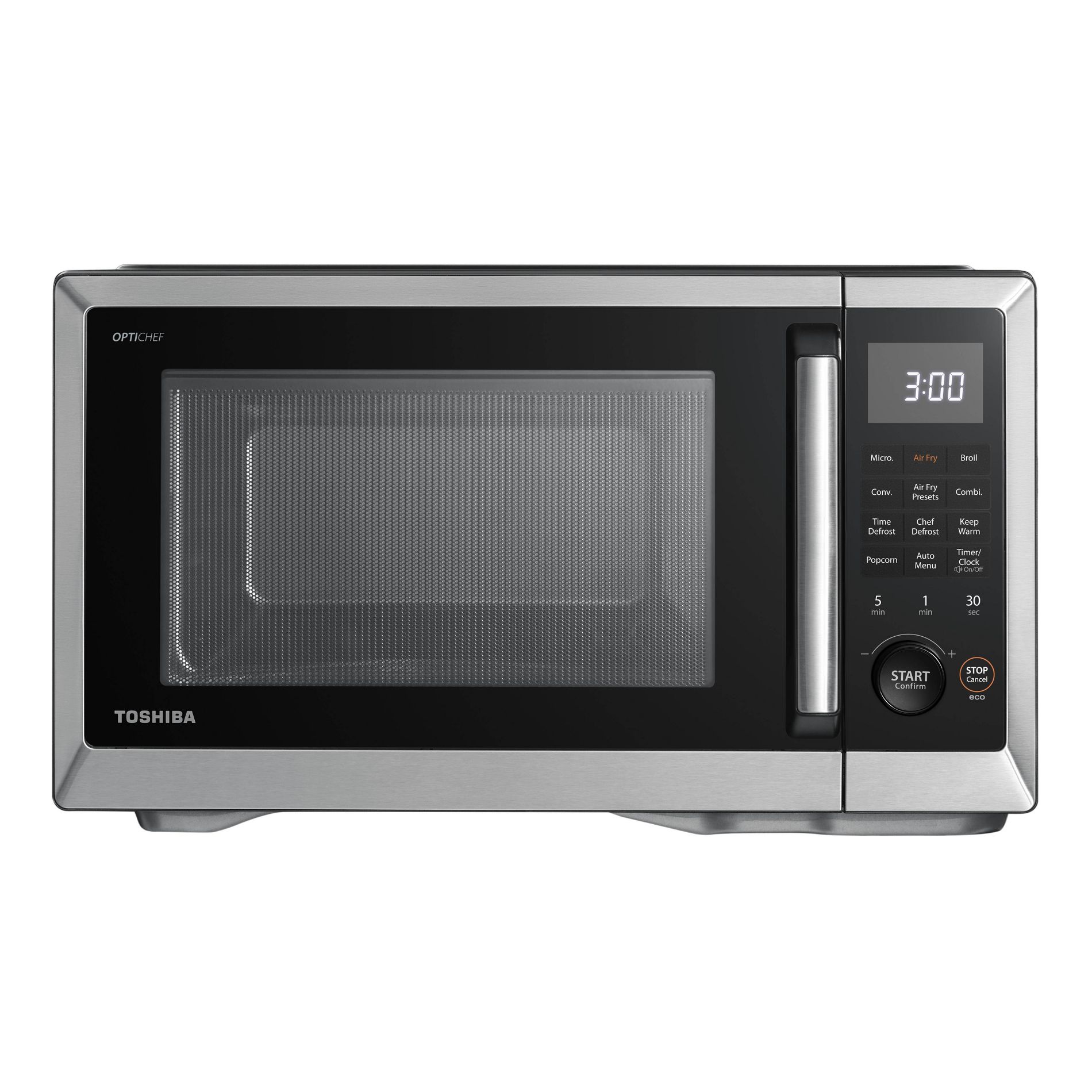 Toshiba 1.0 cu ft Top Airfry Mulitifunctional Countertop Microwave