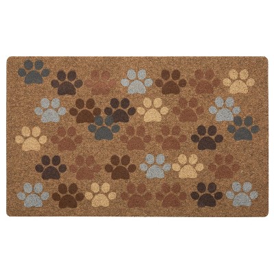 1'6"x2'6" Grand Terrace Natural Paws Love Door Mat - Mohawk