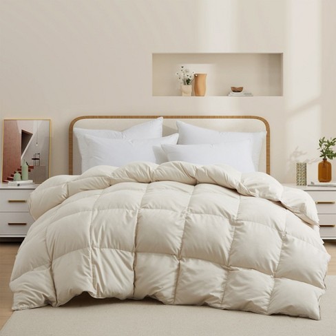 Peace Nest All-season Warmth White Goose Down Comforter Duvet Insert With  360tc Fabric, King : Target