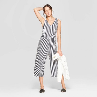 universal thread striped jumpsuit