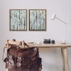 Stupell Industries Autumnal Birch Trees 2pc Floating Frame Art Set - 2 of 4