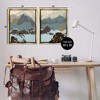 Stupell Industries Mountain Range over Abstract 2pc Floating Frame Art Set - 3 of 4