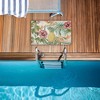 Stupell Industries Tropical Flowers & Pineapple Printed Outdoor Door Mat, design by Kim Allen, 18"x30" - 4 of 4