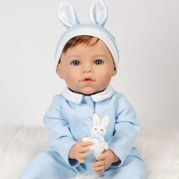 Paradise Galleries Realistic Easter Toddler Boy Doll - Honey Bunny, 6-Piece Reborn Doll Gift Set with Magnetic Pacifier, 3+