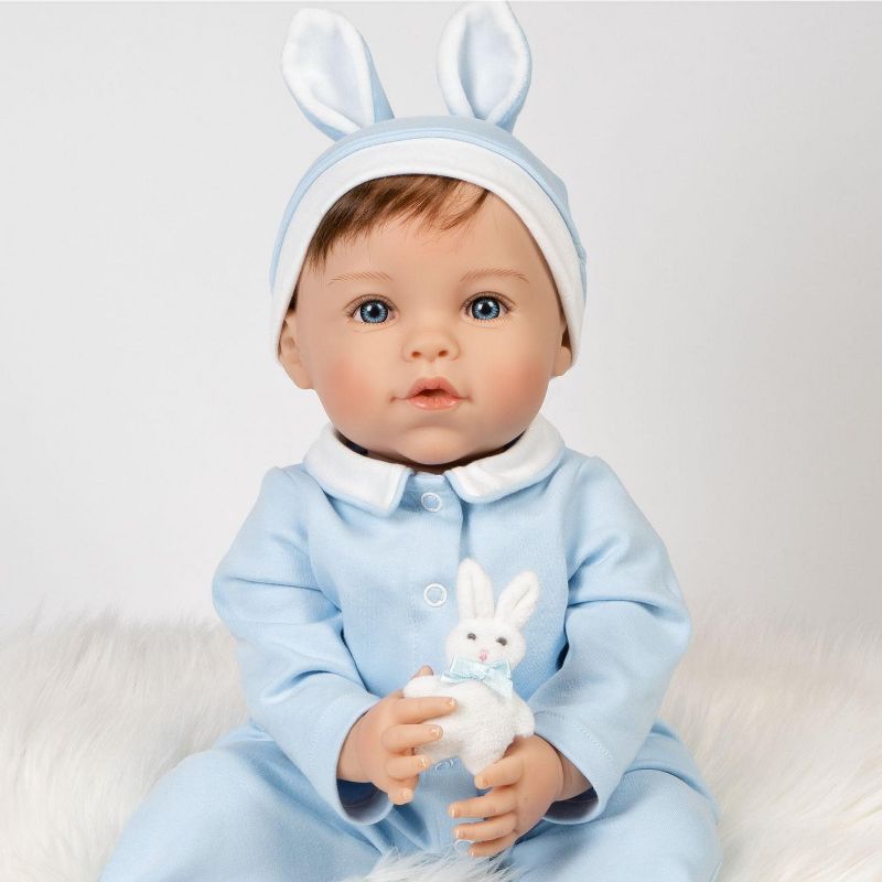 Paradise Galleries Realistic Easter Toddler Boy Doll - Honey Bunny, 6-Piece Reborn Doll Gift Set with Magnetic Pacifier, 3+, 1 of 8